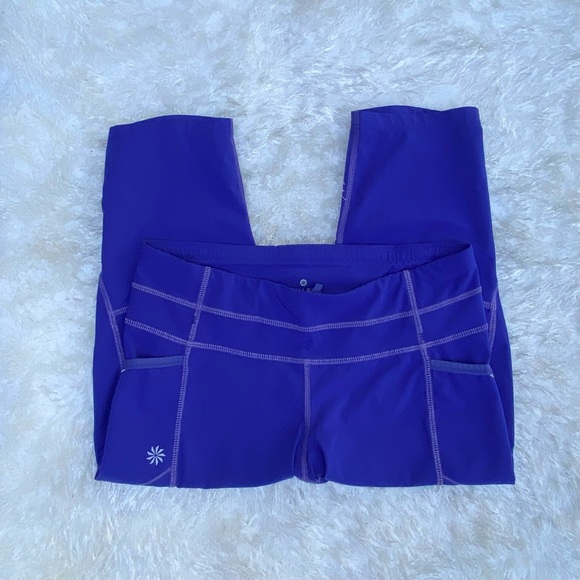 Athleta Capri Leggings Blue size XS - Picture 5 of 5